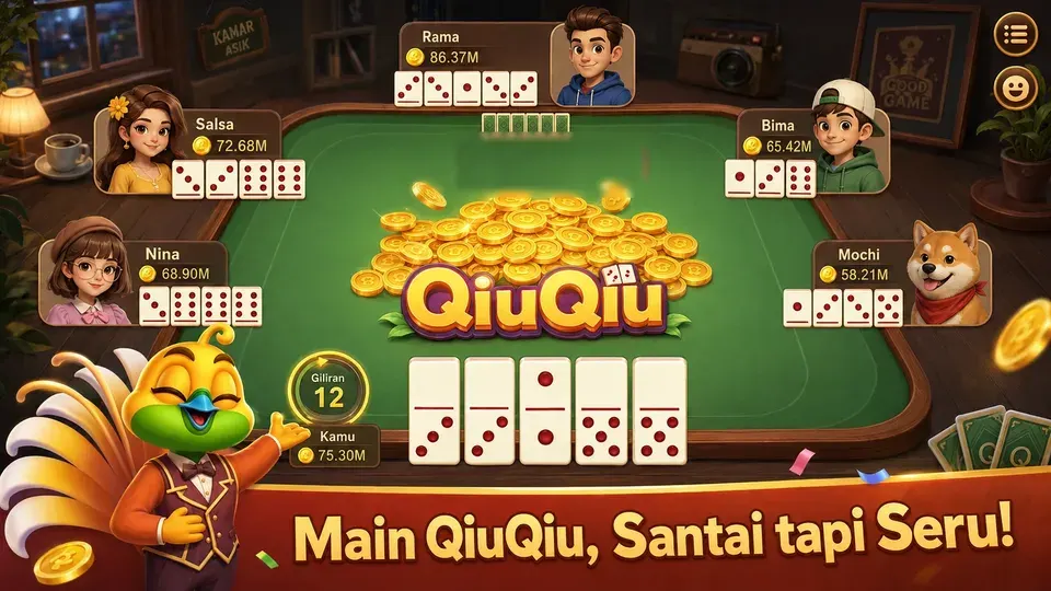 Tampilan permainan Domino di Royal Dream