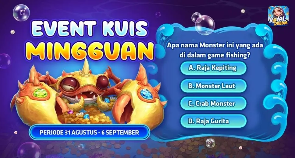 Ilustrasi Kuis Royal Dream